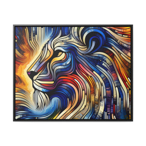 Lion Face: Surreal Impressions Canvas