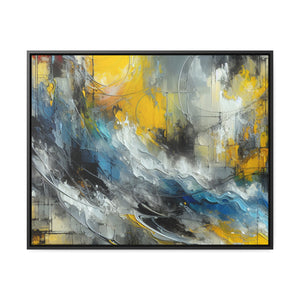 A Bold Journey in Vivid Abstract Expressionism Canvas