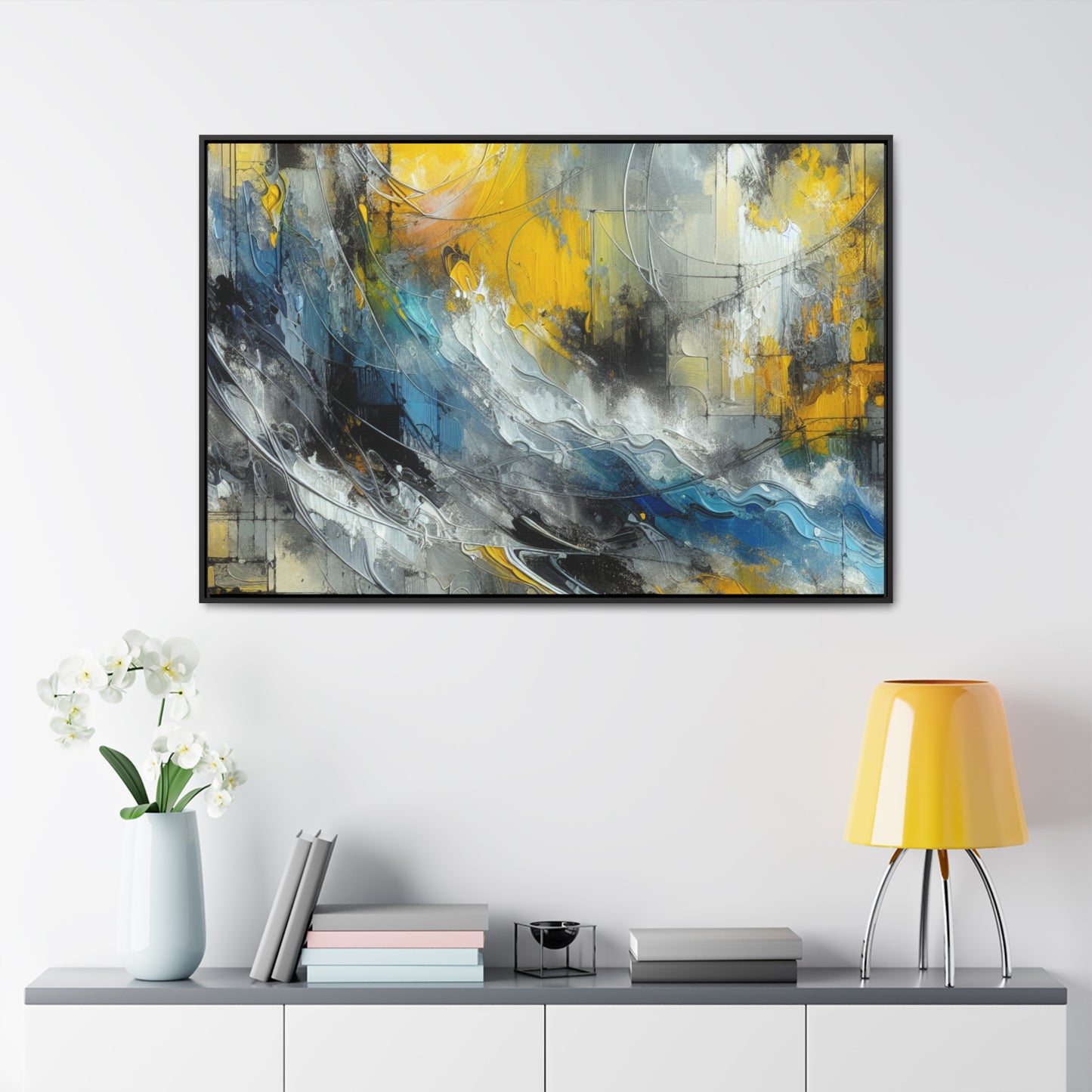 A Bold Journey in Vivid Abstract Expressionism Canvas