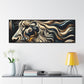 Lion Face: Vibrant Odyssey Canvas