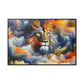 Lion Face: Surreal Impressions Canvas