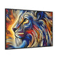 Lion Face: Surreal Impressions Canvas