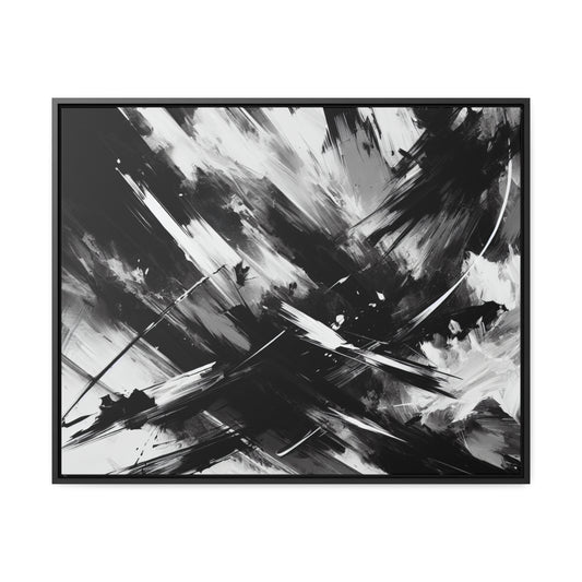 Master of Monochromatic Whispers Canvas