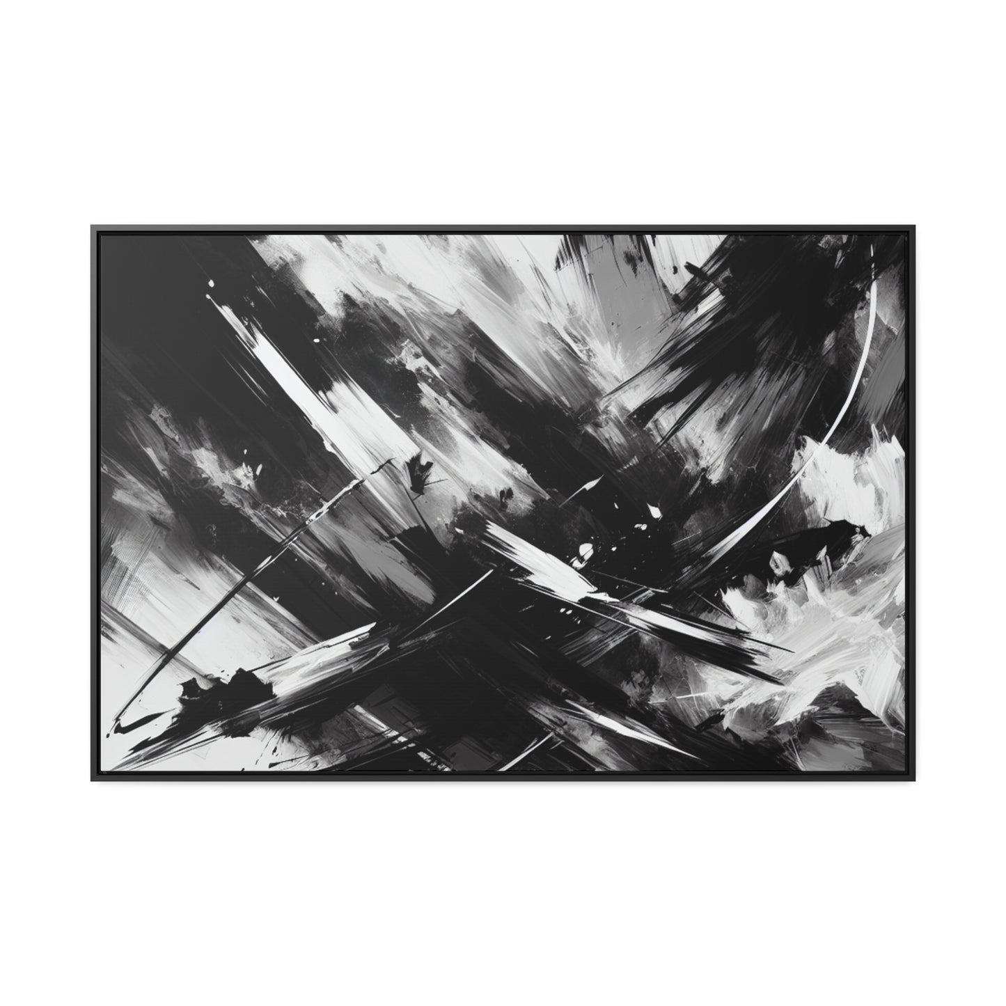 Master of Monochromatic Whispers Canvas