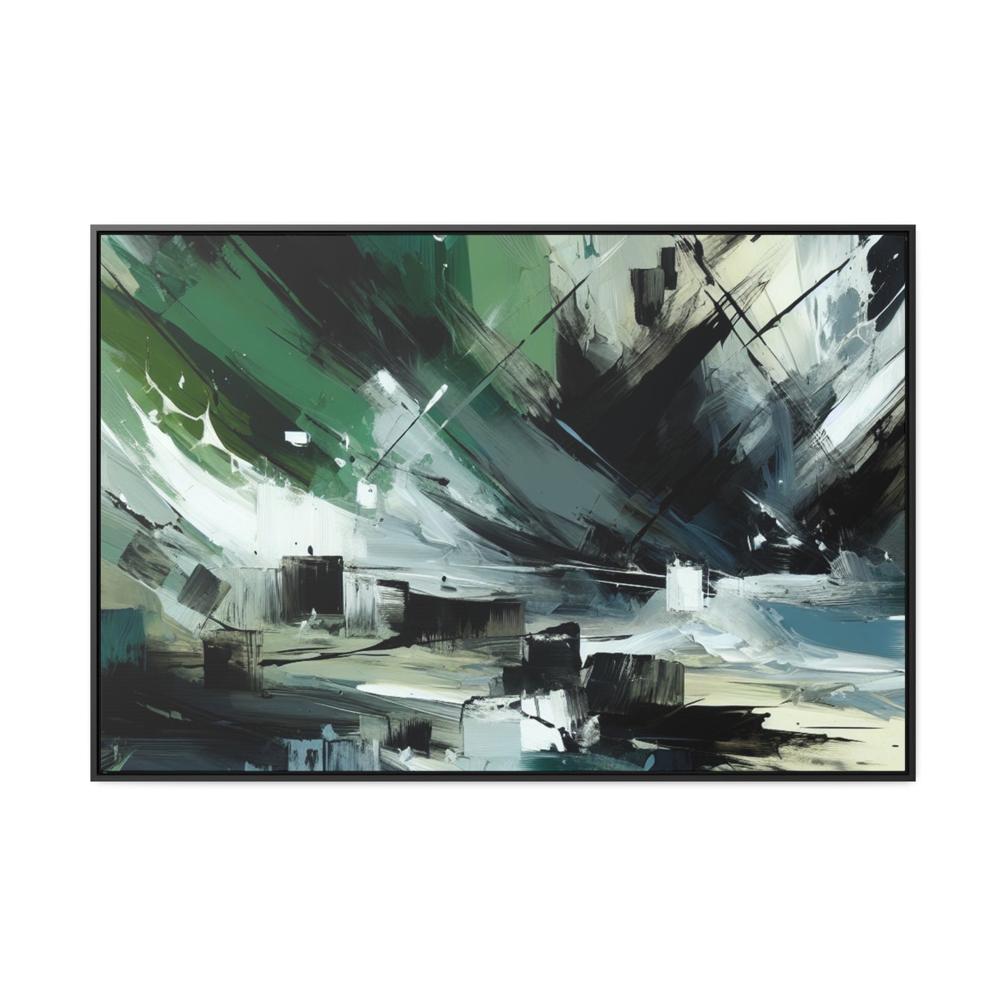 Evocative Abstract Expressions Canvas