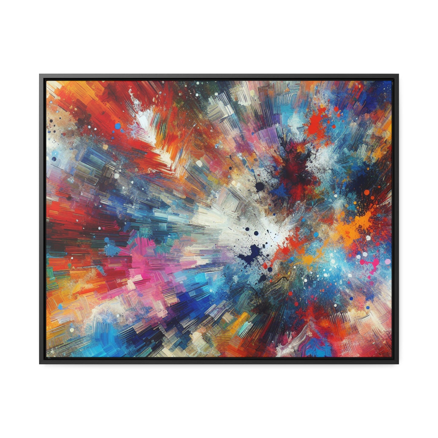 A Realm of Vivid Abstractions Canvas