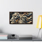 Lion Face: Vibrant Odyssey Canvas