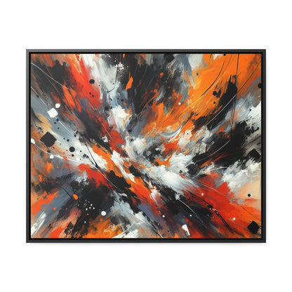 Tumultuous Journey through Abstract Emotions Canvas