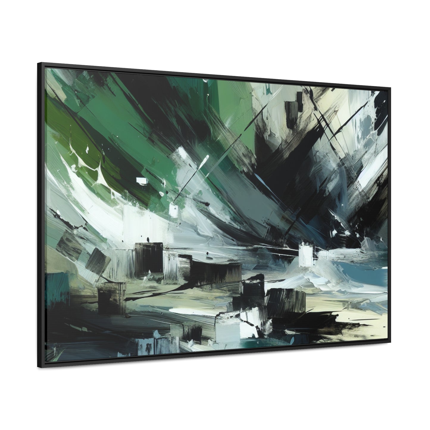 Evocative Abstract Expressions Canvas