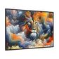 Lion Face: Surreal Impressions Canvas