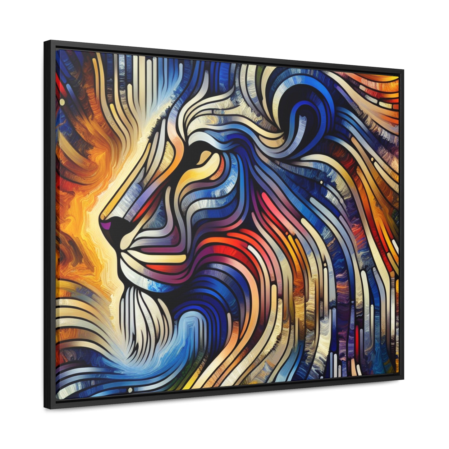 Lion Face: Surreal Impressions Canvas