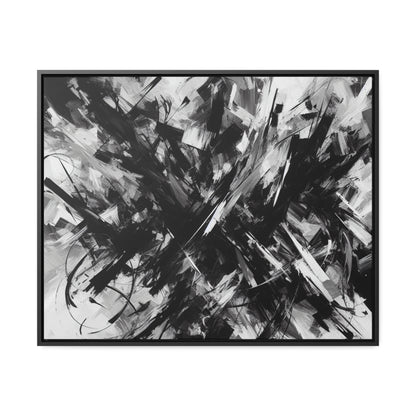 A Journey through Monochrome Eternity Canvas