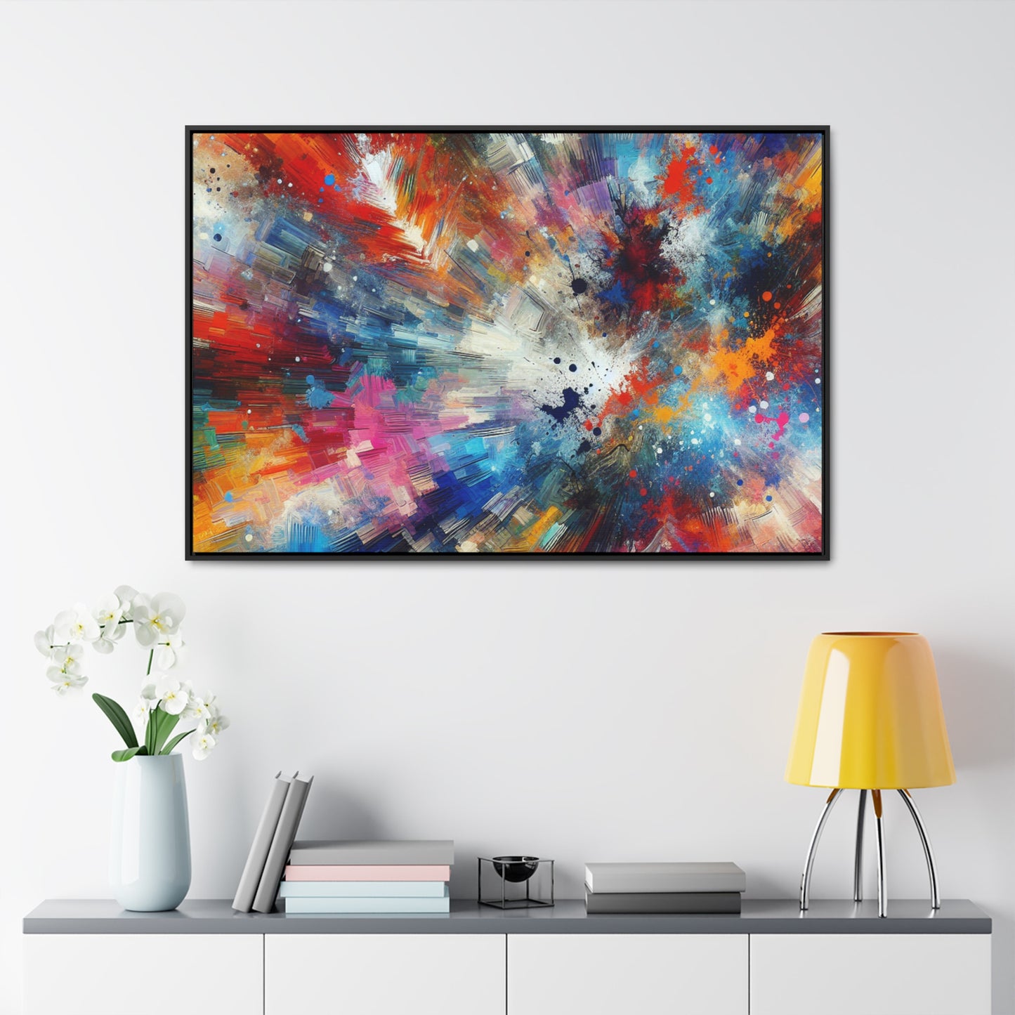 A Realm of Vivid Abstractions Canvas