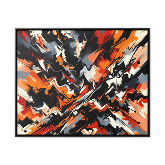 A Timeless Tale of Vibrant Abstract Expressionism Canvas