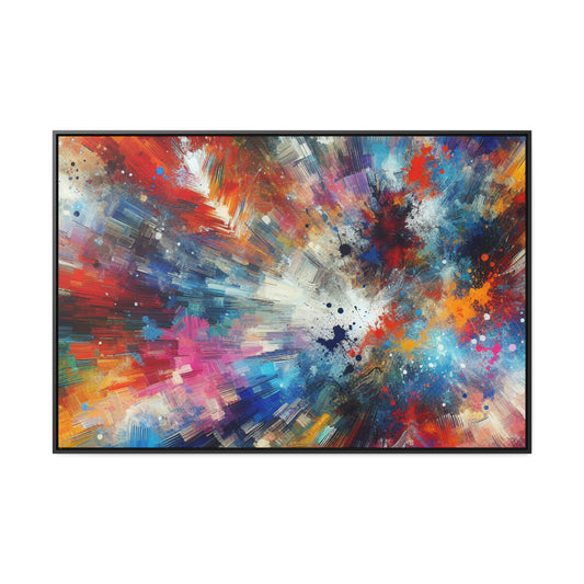 A Realm of Vivid Abstractions Canvas