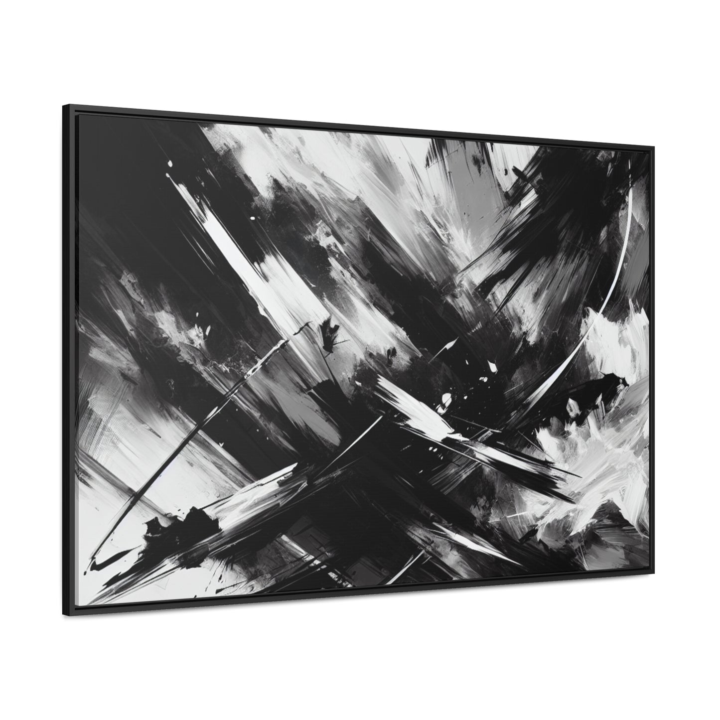 Master of Monochromatic Whispers Canvas